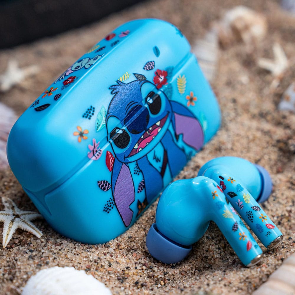 Lilo & Stitch Holdems Mini-Halter & Kabellose Kopfhörer Stitch mit TWS Buds Design 2 10 cm