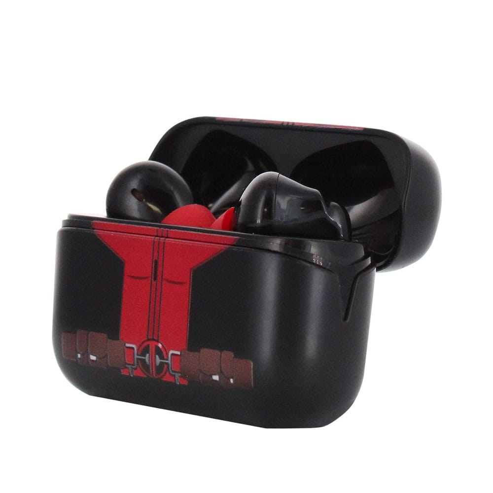 Marvel Holdems Mini-Halter & Kabellose Kopfhörer Deadpool mit TWS Buds 10 cm