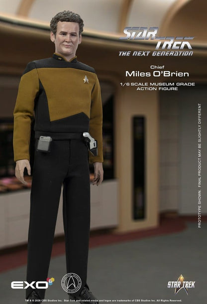 Star Trek: Das nächste Jahrhundert Actionfigur 1/6 Chief Miles O'Brien with Transporter Console 30 cm
