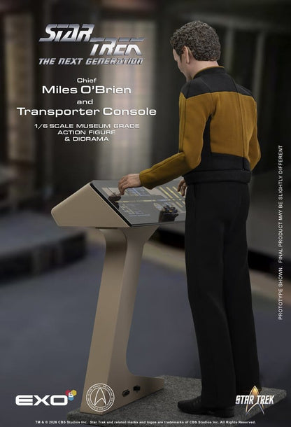 Star Trek: Das nächste Jahrhundert Actionfigur 1/6 Chief Miles O'Brien with Transporter Console 30 cm