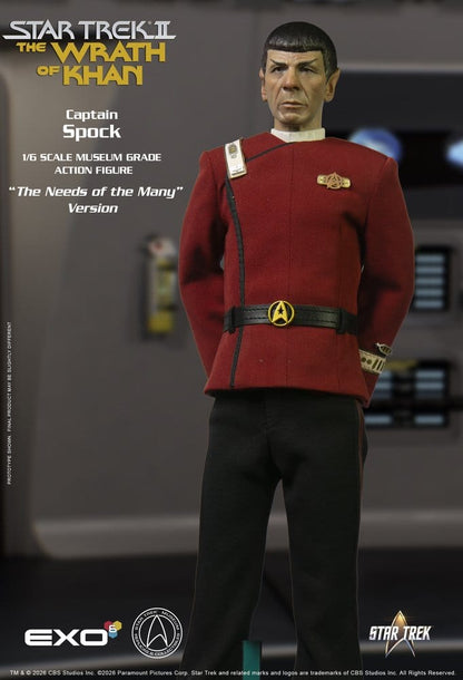 Star Trek: Der Zorn des Khan Actionfigur 1/6 Captain Spock Needs of the Many Version 30 cm
