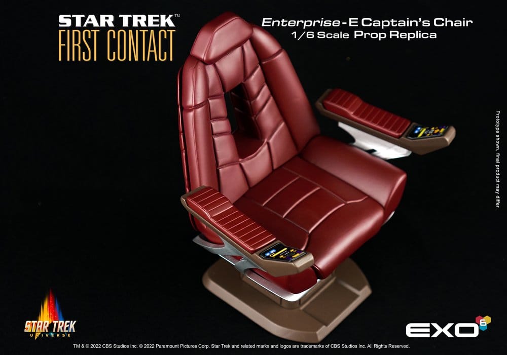 Star Trek: Der erste Kontakt Replik 1/6 Captain's Chair 15 cm