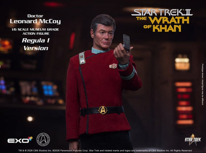 Star Trek II: Der Zorn des Khan Actionfigur 1/6 Dr. Leonard McCoy Regula I Version 30 cm