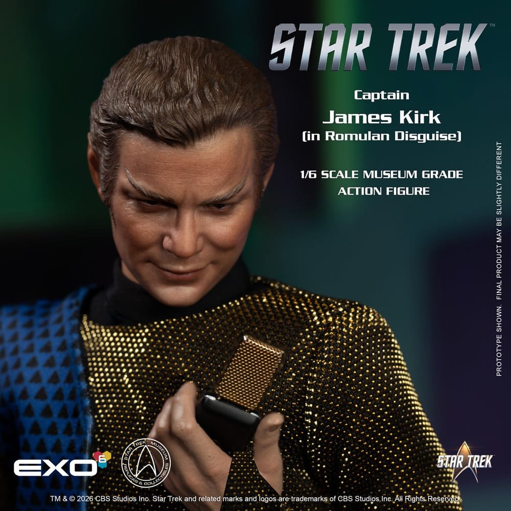 Raumschiff Enterprise Actionfigur 1/6 Captain James T. Kirk (Romulan Disguise) 29 cm