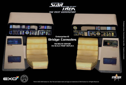 Star Trek: The Next Generation Replik 1/6 Enterprise-D Bridge Consoles Set