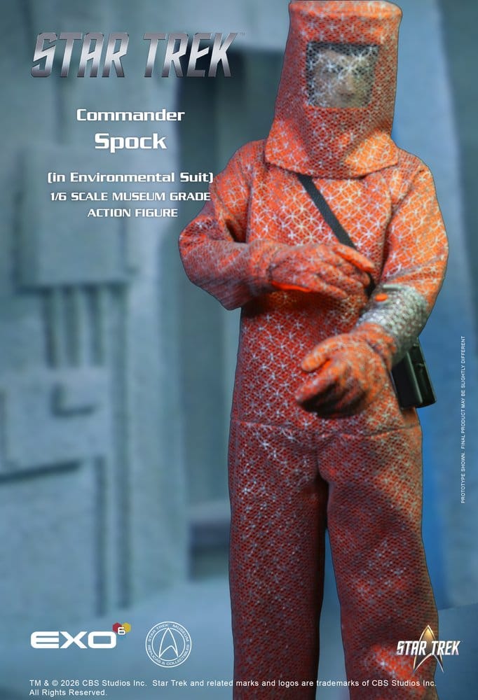 Raumschiff Enterprise Actionfigur 1/6 Spock (im Schutzanzug) 30 cm