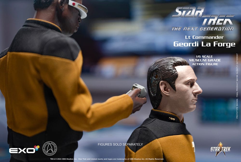 Star Trek: The Next Generation Actionfigur 1/6 Lt. Commander Geordi La Forge (Essentials Version) 28 cm