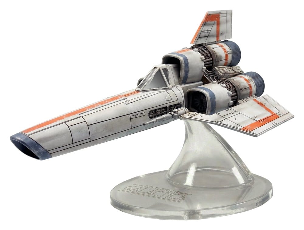 Battlestar Galactica Actionfigur mit Fahrzeug Colonial Viper Mk & Lieutenant Boomer