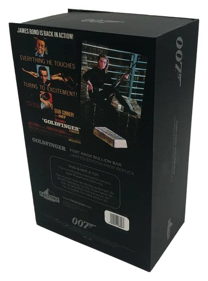 James Bond Prop Replik 1/1 Goldfinger Fort Knox Bullion Bar 25 cm Limited Edition
