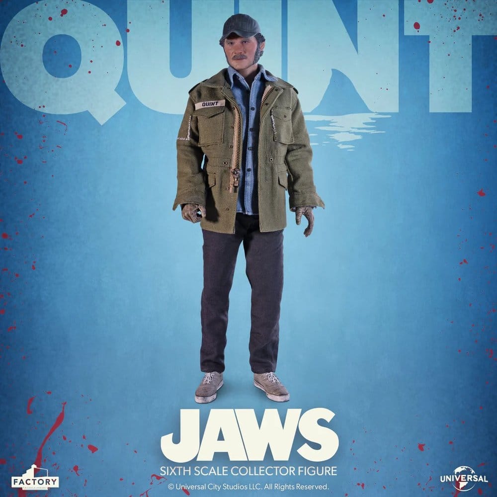 Der weiße Hai Actionfigur 1/6 Quint 15 cm
