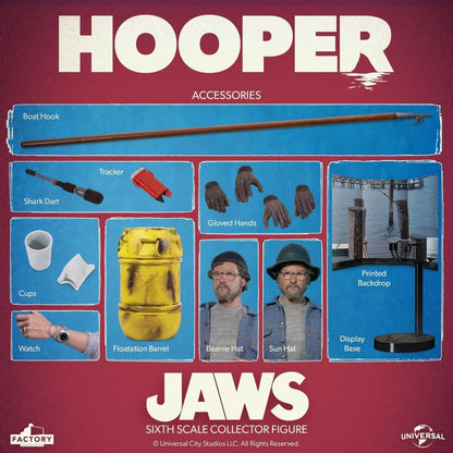 Der weiße Hai Actionfigur 1/6 Hooper 15 cm