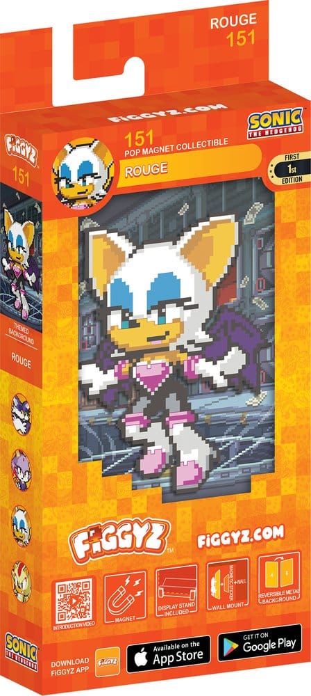 Sonic the Hedgehog (Modern) FiGGYZ Magnet-Sammelfigur Rouge the Bat 11 cm