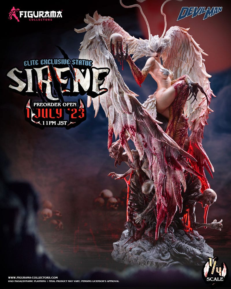 Devilman Elite Exclusive Statue 1/4 Sirene 67 cm