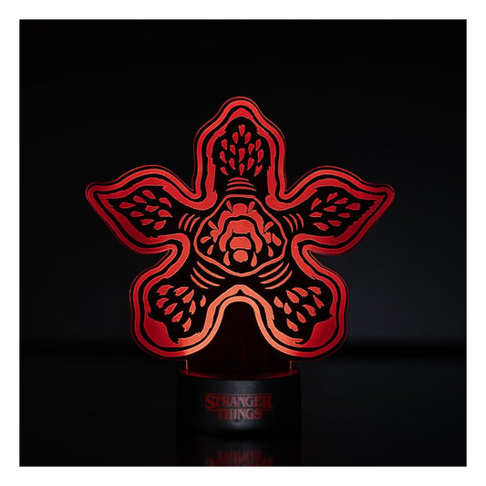 Stranger Things Laser Etched Leuchte Demogorgan