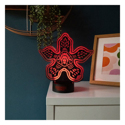 Stranger Things Laser Etched Leuchte Demogorgan