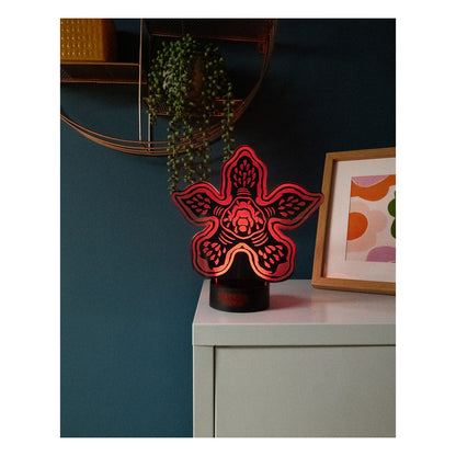 Stranger Things Laser Etched Leuchte Demogorgan