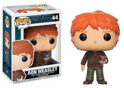 Harry Potter POP! Movies Vinyl Figur Ron Weasley with Scabbers 9 cm