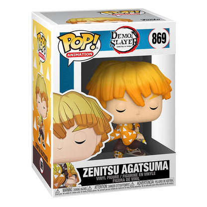 Demon Slayer POP! Animation Vinyl Figur Zenitsu Agatsuma 9 cm