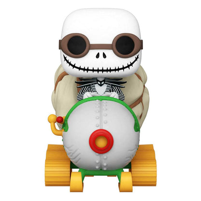 Nightmare before Christmas POP! Rides Vinyl Figur Jack w/Goggles & Snowmobile 18 cm