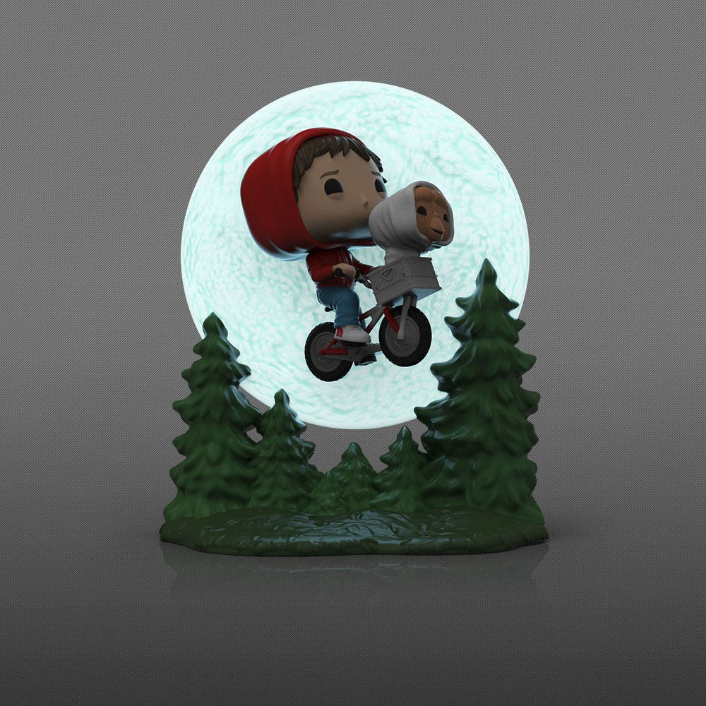 E.T. Der Außerirdische POP! Moment Vinyl Figur Elliot and ET Flying (GITD) 9 cm