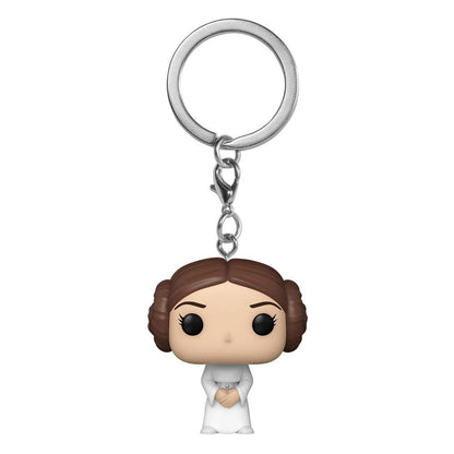 Star Wars Pocket POP! Vinyl Schlüsselanhänger 4 cm Leia Display (12)