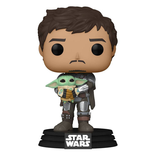 Star Wars The Mandalorian POP! TV Vinyl Figur The Mandalorian & Grogu 9 cm