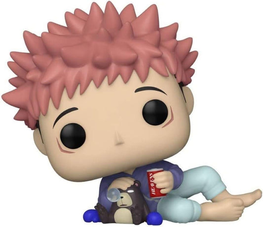 Jujutsu Kaisen POP! Animation Vinyl Figur Itadori w/ Tsukamoto Doll 9 cm