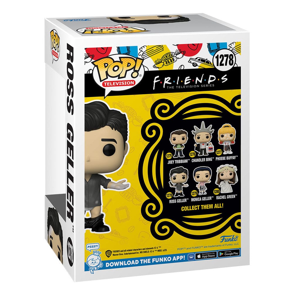Friends POP! TV Vinyl Figur Ross w/ Leather Pants 9 cm