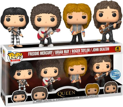 Queen POP! Rocks Vinyl Figuren 4er-Pack 9 cm