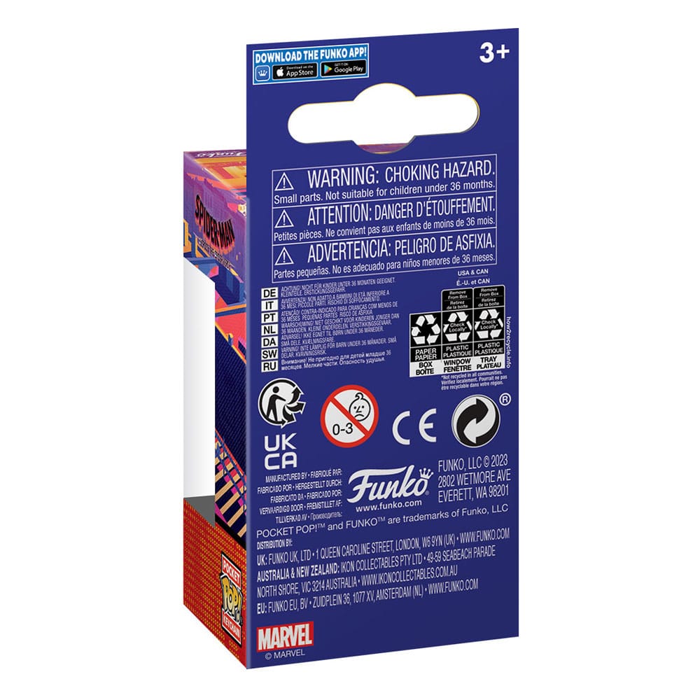 Spider-Man: Across the Spider-Verse POP! Vinyl Schlüsselanhänger 4 cm Spider-Gwen Display (12)