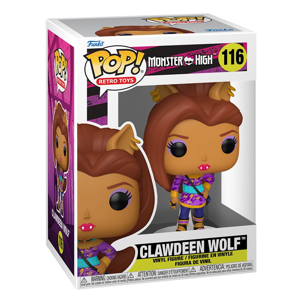 Monster High POP! Vinyl Figur Clawdeen 9 cm