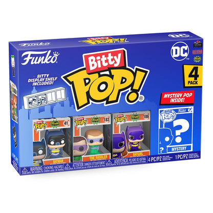 DC Bitty POP! Vinyl Figuren 4er-Pack Batman Adam West 2,5 cm