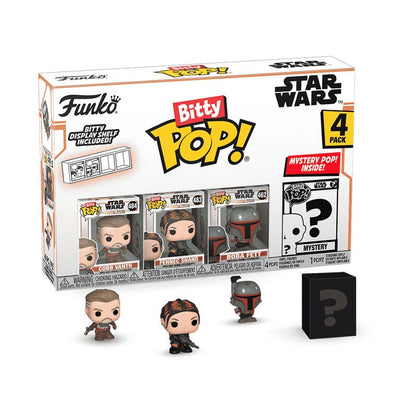 Star Wars: Mandalorian Bitty POP! Vinyl Figuren 4er-Pack Marshal 2,5 cm