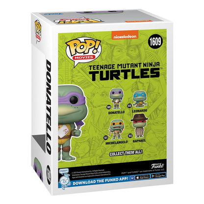 Teenage Mutant Ninja Turtles POP! Movies Vinyl Figur Donatello w/Napkin 9 cm