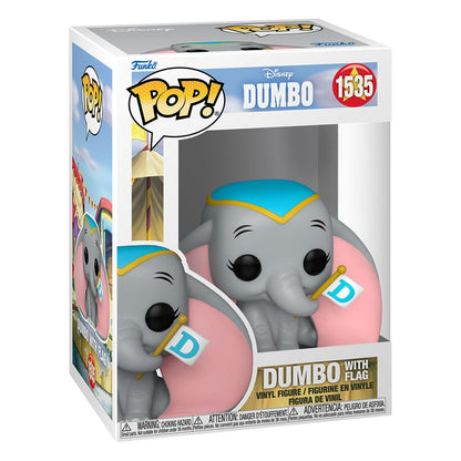 Dumbo POP! Disney Vinyl Figur Dumbo w/flag 9 cm
