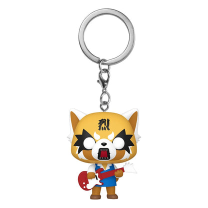 Sanrio POP! Vinyl Schlüsselanhänger 4 cm Aggretsuko w/Guitar Display (12)