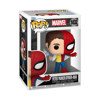 Marvel POP! Vinyl Figur Split- Spider/Parker 9 cm