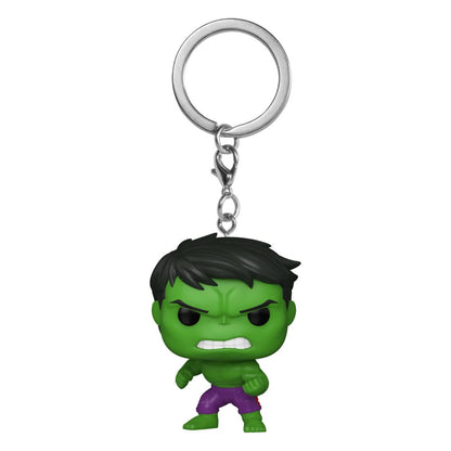 Marvel POP! Vinyl Schlüsselanhänger 4 cm New Classics -Hulk Display (12)
