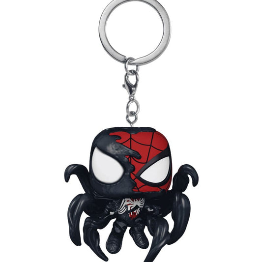 Marvel's Spider-Man 2 POP! Vinyl Schlüsselanhänger 4 cm Advanced Suit 2.0 Symbiote Takeover Display (12)