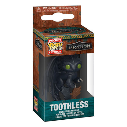 Drachenzähmen leicht gemacht LAM POP! Vinyl Schlüsselanhänger 4 cm Toothless Display (12)