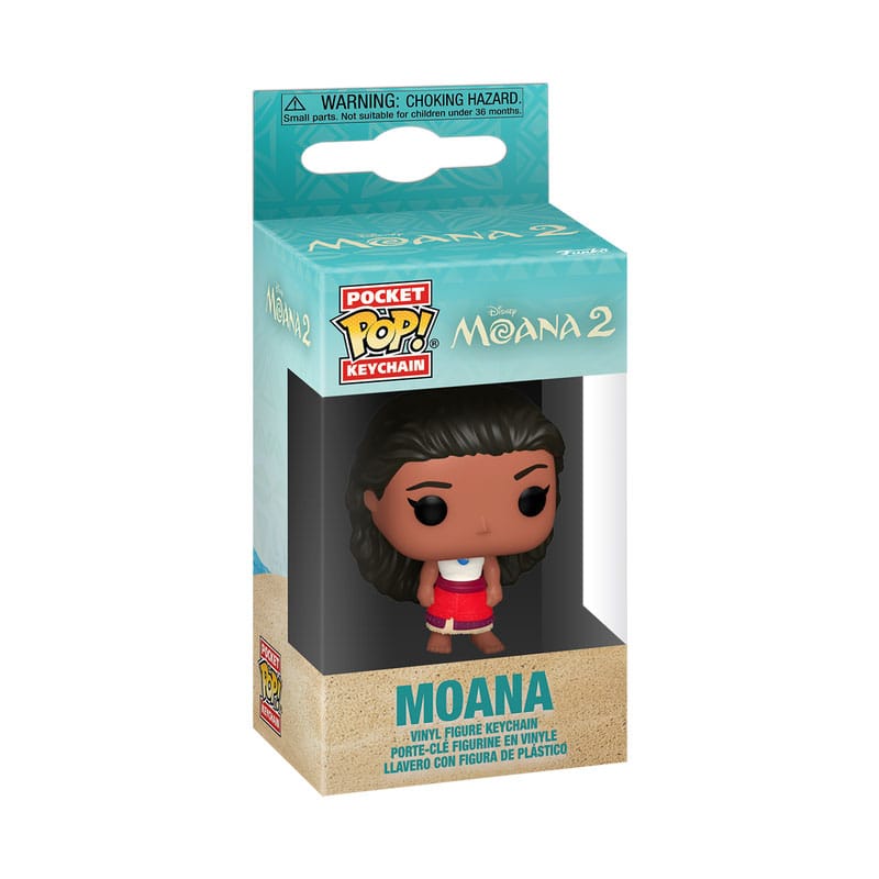Vaiana 2 POP! Vinyl Schlüsselanhänger 4 cm Moana in Red Skirt Display (12)