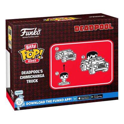 Marvel POP! Rides Vinyl Figur Deadpool w/Chimichanga Truck 2,5 cm