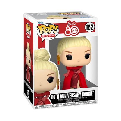 Mattel 80th Anniversary POP! Retro Toys Vinyl Figur Barbie 9 cm