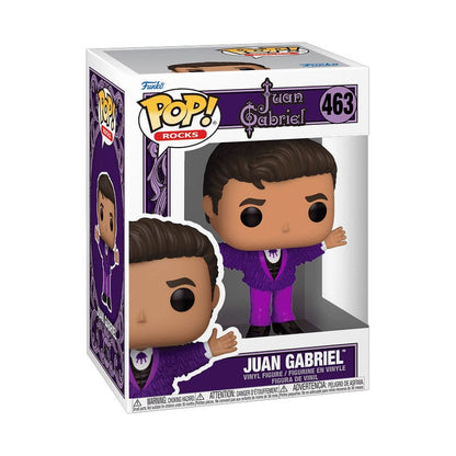 Juan Gabriel POP! Rocks Vinyl Figur Purple Outfit 9 cm