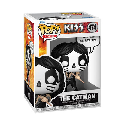 KISS POP! Sayings Vinyl Figur The Catman(R&R All Night) 9 cm
