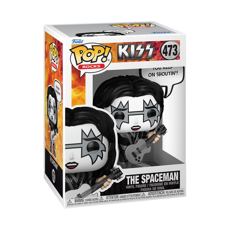 KISS POP! Sayings Vinyl Figur The Spaceman(R&R All Night) 9 cm