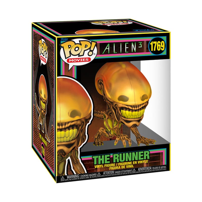 Alien 3 Super Sized POP! Marvel Vinyl Figur The Runner (BLKLT) Exclusive Edition 15 cm