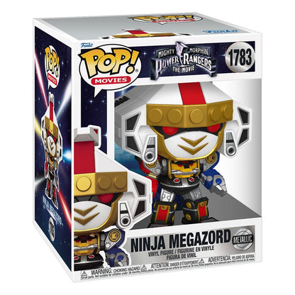 Power Rangers - Der Film Super Sized POP! Movies Vinyl Figur Ninja Megazord (Metallic) 15 cm