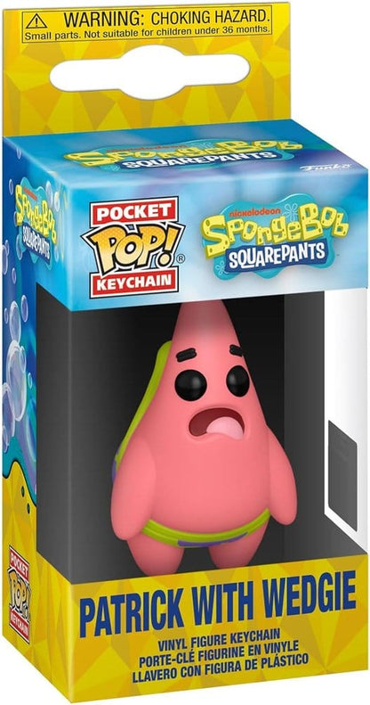 SpongeBob Schwammkopf POP! Vinyl Schlüsselanhänger 4 cm Patrick w/Wedgie Assortment (12)