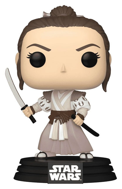 Star Wars POP! Vinyl Wackelkopf-Figur Rey Skywalker (Impressions) Exclusive 9 cm